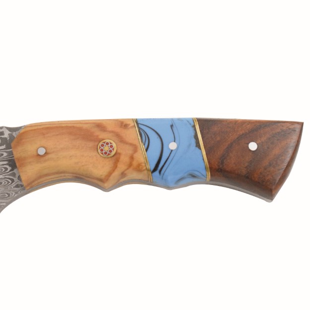 Old Ram Handmade Full Tang Damascus Steel Blade Hunting Knife